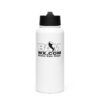 Stainless steel water bottle with a straw lid - Image 2