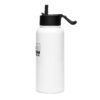 Stainless steel water bottle with a straw lid - Image 3