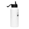 Stainless steel water bottle with a straw lid - Image 4