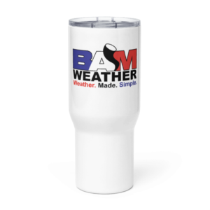 BAM Weather Travel mug with a handle